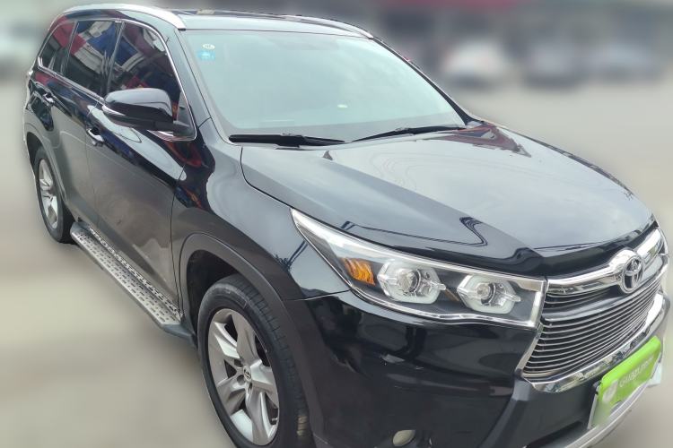 Used Toyota Highlander 2015 2.0T Four-Wheel Drive Luxury Edition 7-Seater Front Right 45 Deg