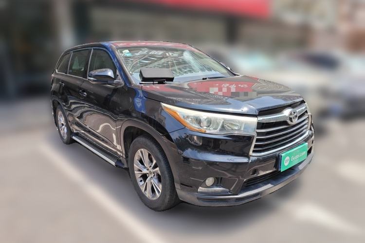 Used Toyota Highlander 2015 2.0T Four-Wheel Drive Elite Edition 7-Seater Front Right 45 Deg
