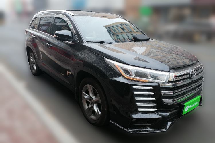 Used Toyota Highlander 2015 2.0T Four-Wheel Drive Luxury Edition 7-Seater Front Right 45 Deg