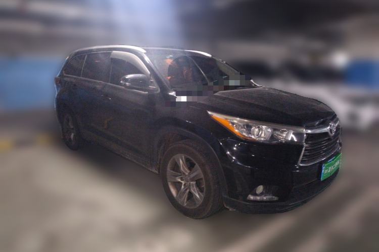 Used Toyota Highlander 2015 2.0T Four-Wheel Drive Luxury Edition 7-Seater Front Right 45 Deg
