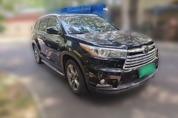 Used Toyota Highlander 2015 2.0T Four-Wheel Drive Ultimate Edition 7-Seater Front Right 45 Deg