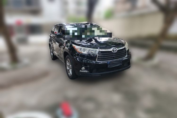 Used Toyota Highlander 2015 2.0T Four-Wheel Drive Luxury Edition 7-Seater Front Right 45 Deg