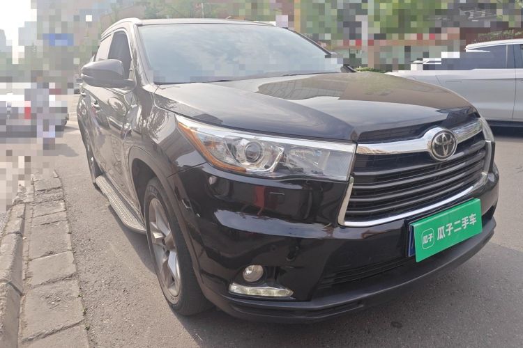 Used Toyota Highlander 2015 2.0T Four-Wheel Drive Ultimate Edition 7-Seater Front Right 45 Deg