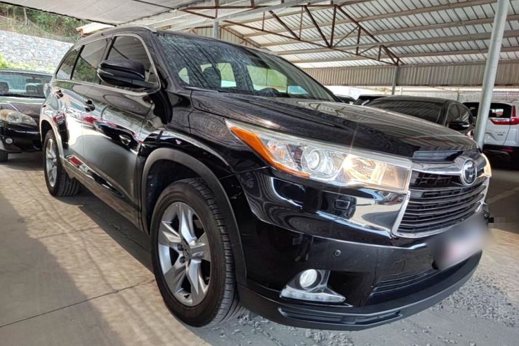 Used Toyota Highlander 2015 2.0T Four-Wheel Drive Ultimate Edition 7-Seater Front Right 45 Deg