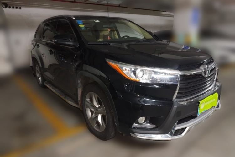 Used Toyota Highlander 2015 2.0T Four-Wheel Drive Luxury Edition 7-Seater Front Right 45 Deg