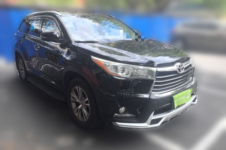 Used Toyota Highlander 2015 2.0T Four-Wheel Drive Elite Edition 7-Seater Front Right 45 Deg