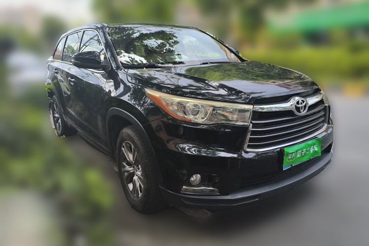 Used Toyota Highlander 2015 2.0T Four-Wheel Drive Elite Edition 7-Seater Front Right 45 Deg