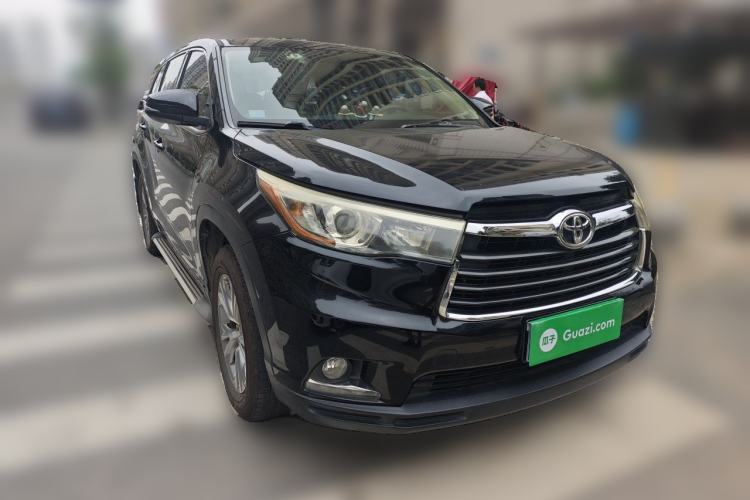 Used Toyota Highlander 2015 2.0T Four-Wheel Drive Elite Edition 7-Seater Front Right 45 Deg