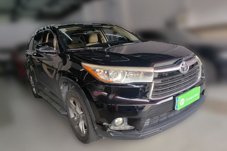 Used Toyota Highlander 2015 2.0T Four-Wheel Drive Luxury Edition 7-Seater Front Right 45 Deg