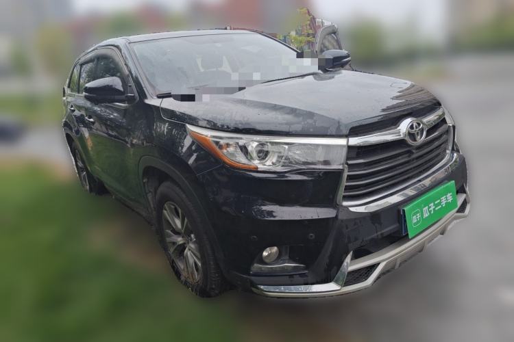 Used Toyota Highlander 2015 2.0T Four-Wheel Drive Elite Edition 7-Seater Front Right 45 Deg