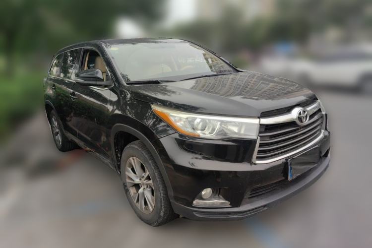 Used Toyota Highlander 2015 2.0T Four-Wheel Drive Elite Edition 7-Seater Front Right 45 Deg