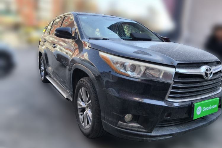 Used Toyota Highlander 2015 2.0T Four-Wheel Drive Elite Edition 7-Seater Front Right 45 Deg