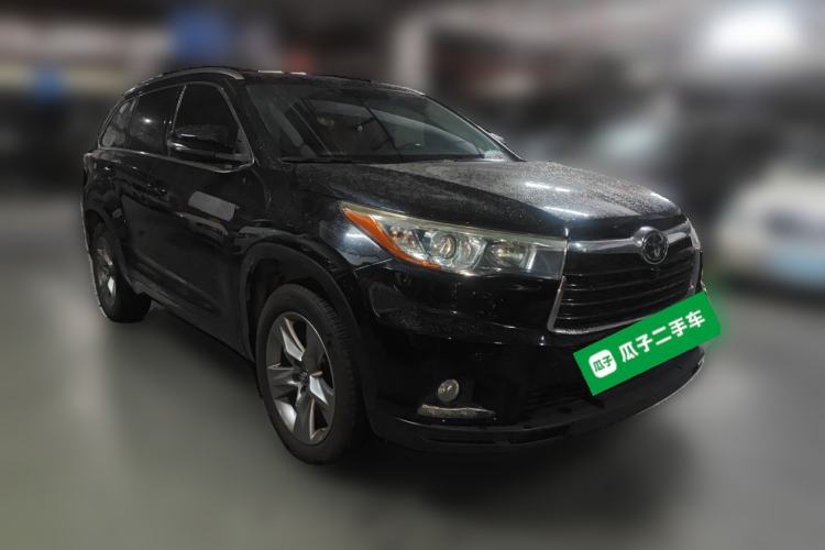 Used Toyota Highlander 2015 2.0T Four-Wheel Drive Ultimate Edition 7-Seater Front Right 45 Deg