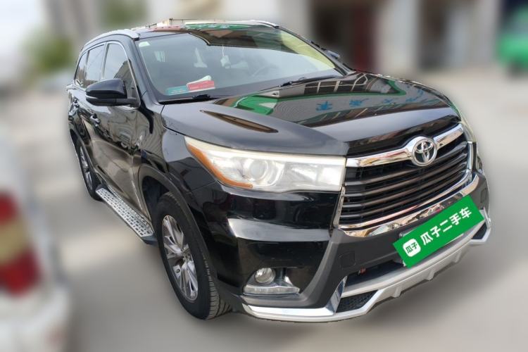 Used Toyota Highlander 2015 2.0T Four-Wheel Drive Elite Edition 7-Seater Front Right 45 Deg