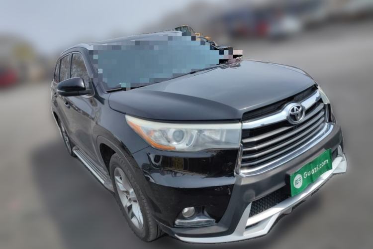 Used Toyota Highlander 2015 2.0T Four-Wheel Drive Luxury Edition 7-Seater Front Right 45 Deg