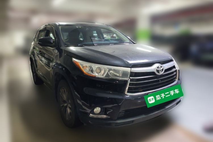 Used Toyota Highlander 2015 2.0T Four-Wheel Drive Elite Edition 7-Seater Front Right 45 Deg