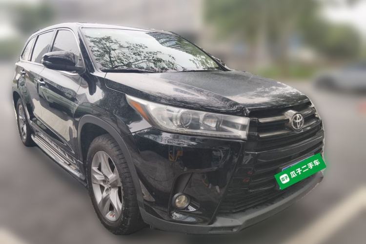 Used Toyota Highlander 2015 2.0T Four-Wheel Drive Elite Edition 7-Seater Front Right 45 Deg