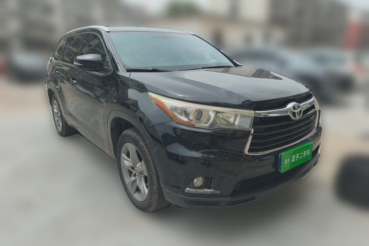 Used Toyota Highlander 2015 2.0T Four-Wheel Drive Luxury Edition 7-Seater Front Right 45 Deg