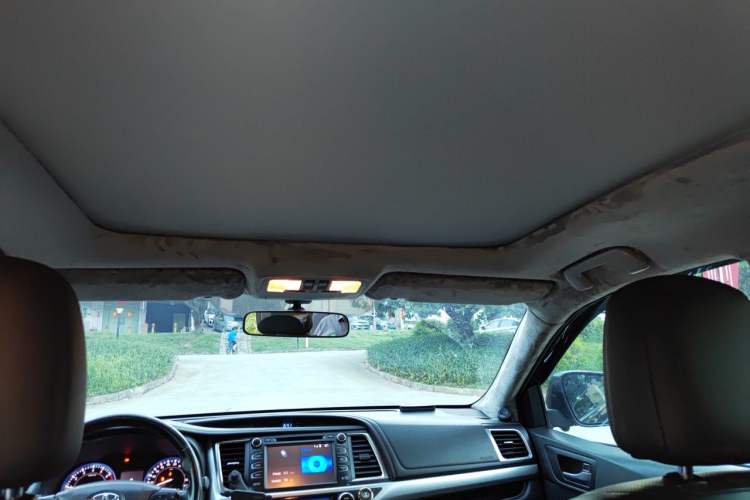Used Toyota Highlander 2015 2.0T Four-Wheel Drive Luxury Edition 7-Seater Headliner