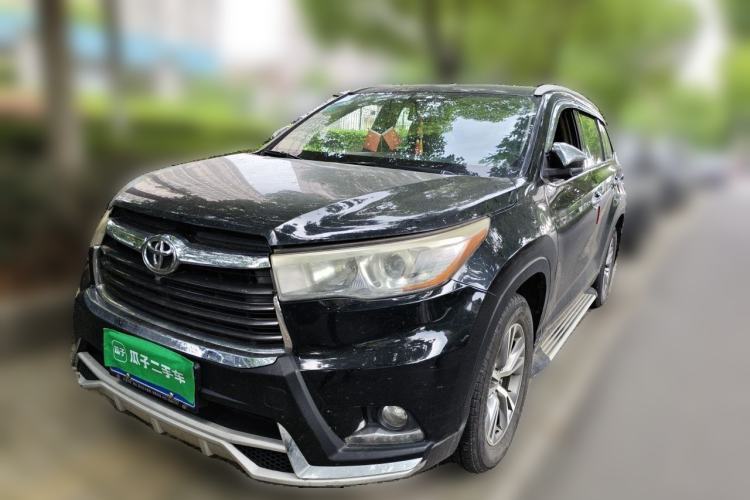 Used Toyota Highlander 2015 2.0T Four-Wheel Drive Elite Edition 7-Seater Guazi used car, China used car export, Used car for sale, Used cars, Cheapest cars for sale