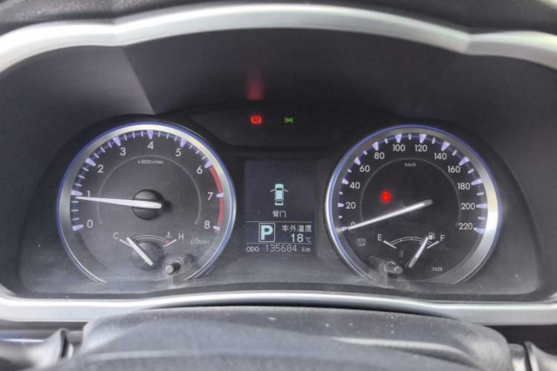 Used Toyota Highlander 2015 2.0T Four-Wheel Drive Luxury Edition 7-Seater Instrument Cluster