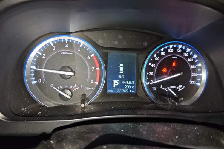 Used Toyota Highlander 2015 2.0T Four-Wheel Drive Elite Edition 7-Seater Instrument Cluster
