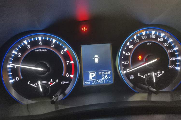Used Toyota Highlander 2015 2.0T Two-Wheel Drive Luxury Edition 7 Seats Instrument Cluster