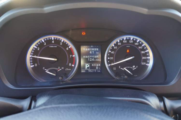Used Toyota Highlander 2015 2.0T Four-Wheel Drive Luxury Edition 7-Seater Instrument Cluster