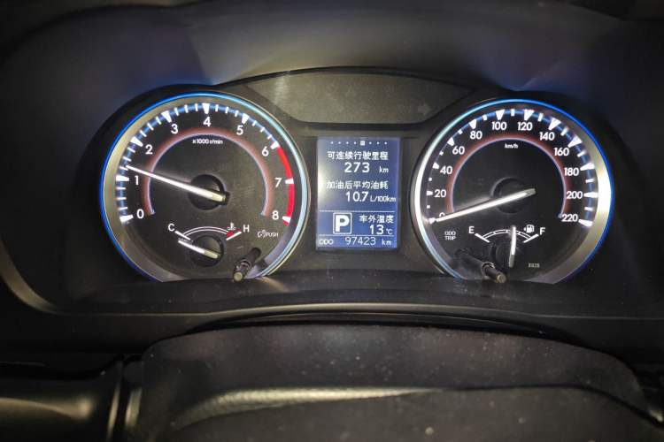 Used Toyota Highlander 2015 2.0T Four-Wheel Drive Luxury Edition 7-Seater Instrument Cluster