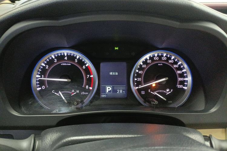 Used Toyota Highlander 2015 2.0T Two-Wheel Drive Elite Edition 7 Seats Instrument Cluster