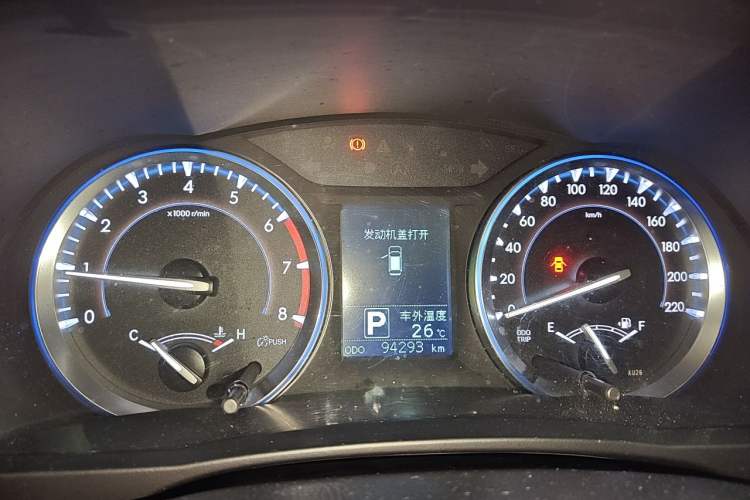 Used Toyota Highlander 2015 2.0T Four-Wheel Drive Luxury Edition 7-Seater Instrument Cluster