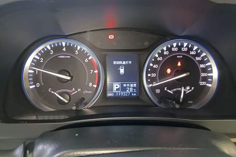 Used Toyota Highlander 2015 2.0T Four-Wheel Drive Elite Edition 7-Seater Instrument Cluster