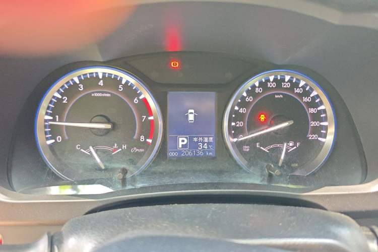 Used Toyota Highlander 2015 2.0T Four-Wheel Drive Luxury Edition 7-Seater Instrument Cluster