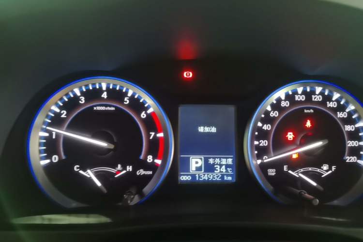Used Toyota Highlander 2015 2.0T Four-Wheel Drive Luxury Edition 7-Seater Instrument Cluster