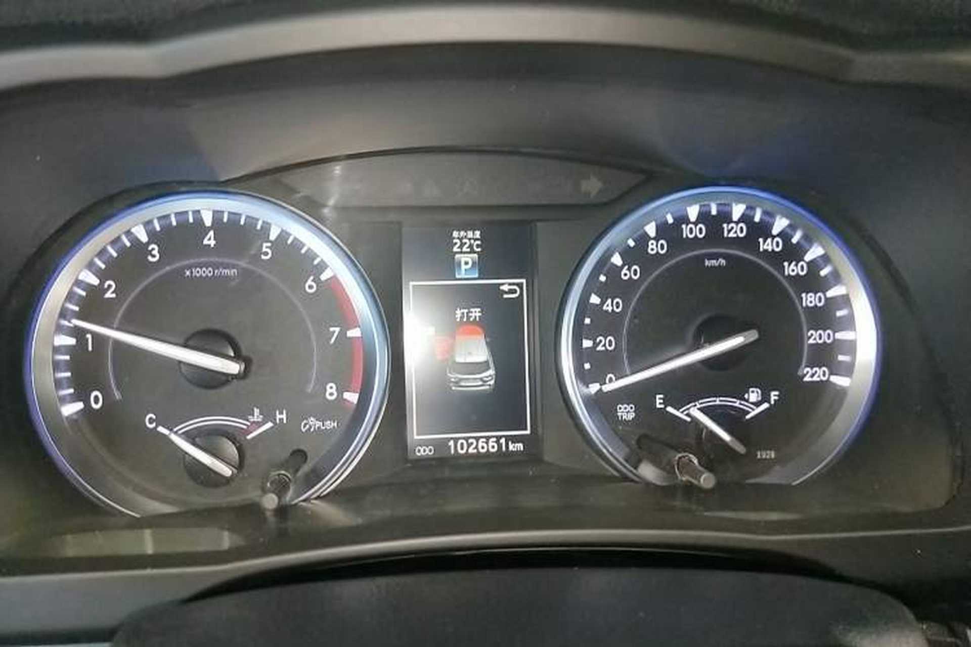 Used Toyota Highlander 2015 2.0T Four-Wheel Drive Luxury Edition 7-Seater Instrument Cluster