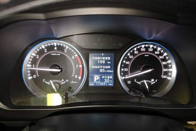 Used Toyota Highlander 2015 2.0T Two-Wheel Drive Elite Edition 5 Seats Instrument Cluster