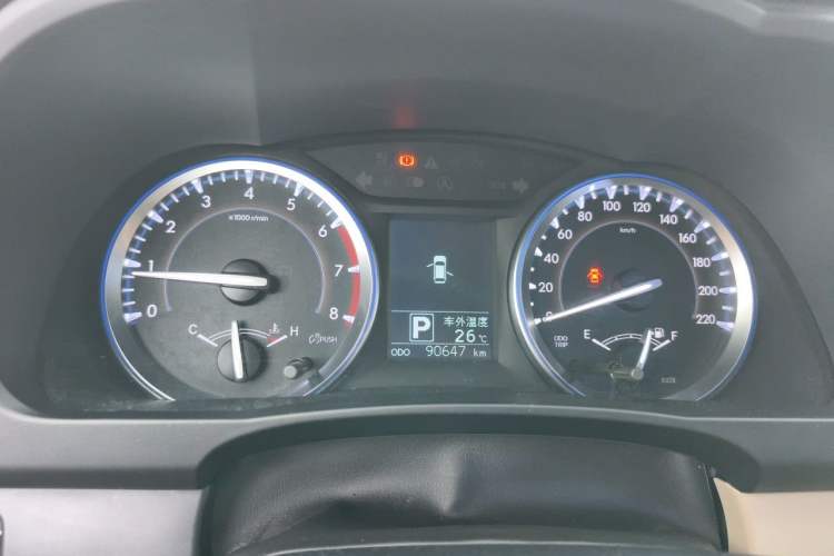 Used Toyota Highlander 2015 2.0T Two-Wheel Drive Elite Edition 7 Seats Instrument Cluster