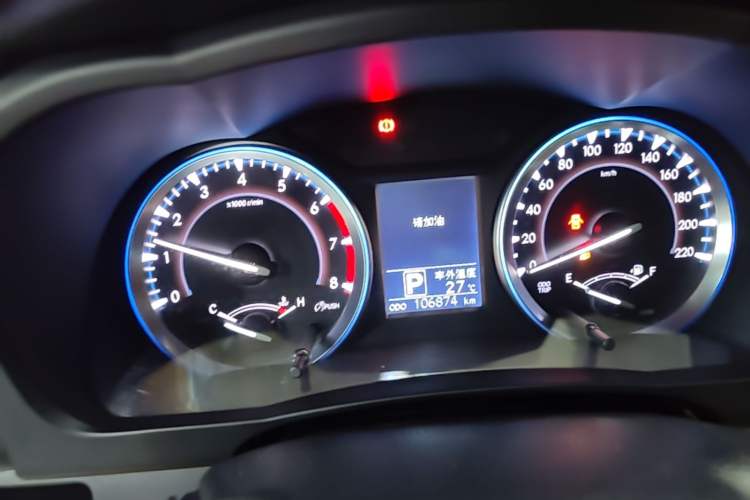 Used Toyota Highlander 2015 2.0T Four-Wheel Drive Luxury Edition 7-Seater Instrument Cluster
