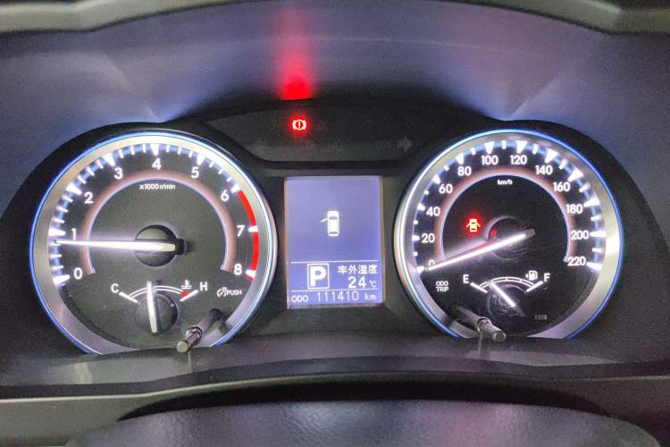 Used Toyota Highlander 2015 2.0T Four-Wheel Drive Luxury Edition 7-Seater Instrument Cluster