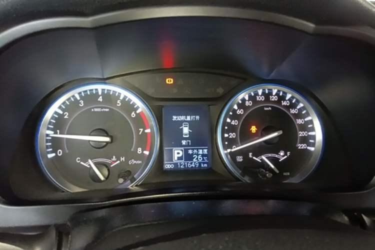 Used Toyota Highlander 2015 2.0T Four-Wheel Drive Luxury Edition 7-Seater Instrument Cluster