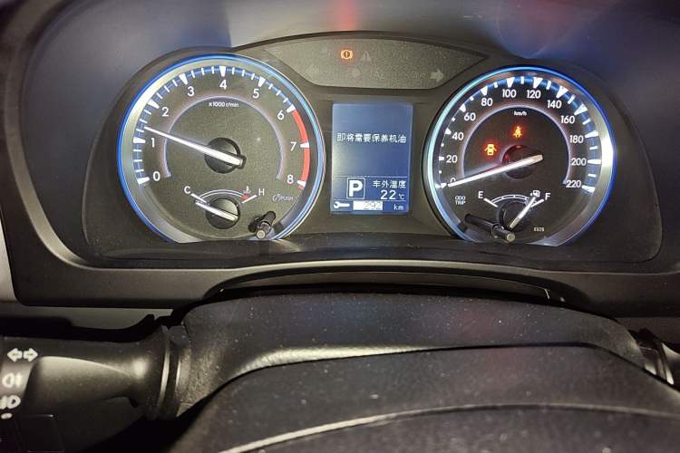 Used Toyota Highlander 2015 2.0T Four-Wheel Drive Luxury Edition 7-Seater Instrument Cluster