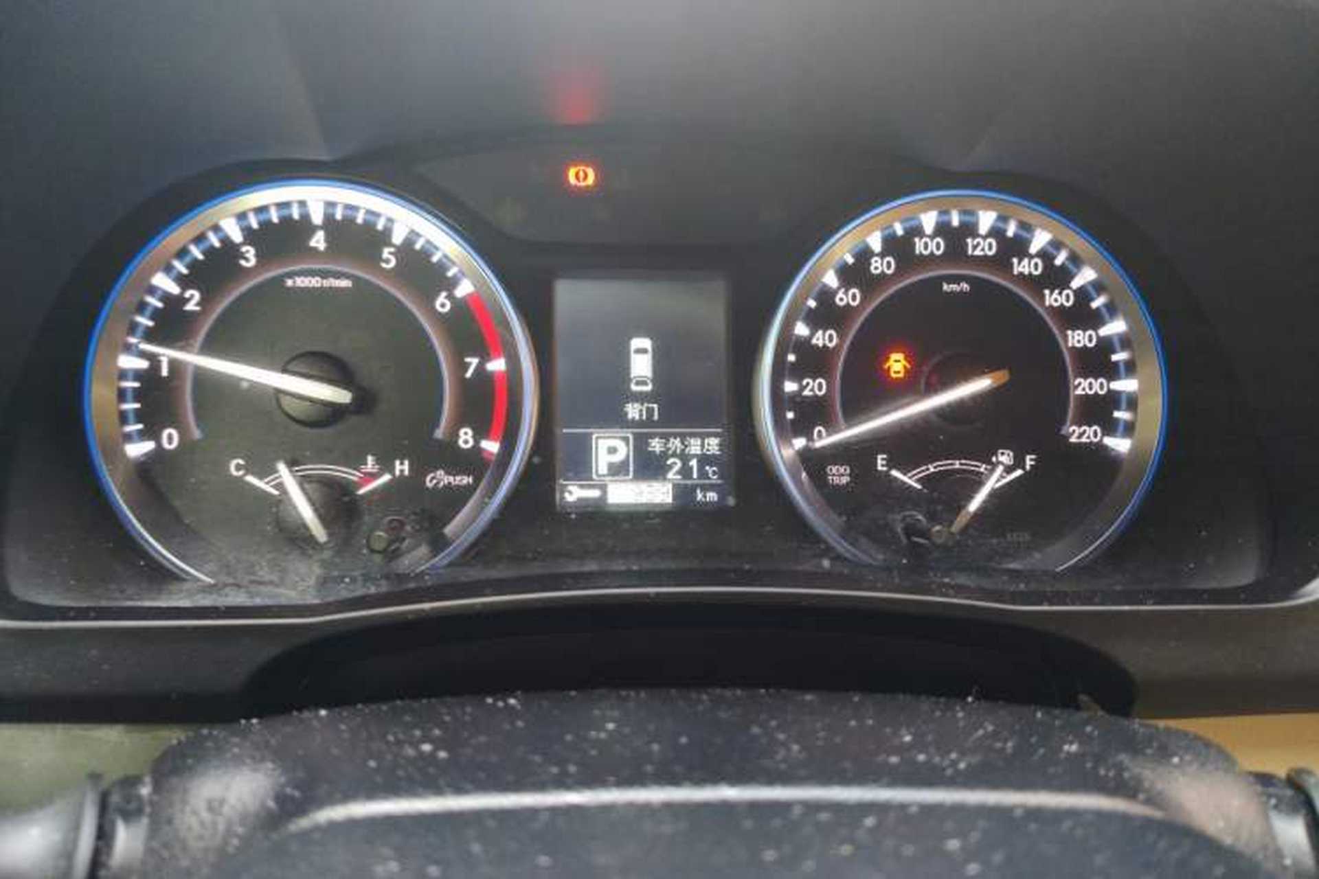 Used Toyota Highlander 2015 2.0T Four-Wheel Drive Luxury Edition 7-Seater Instrument Cluster