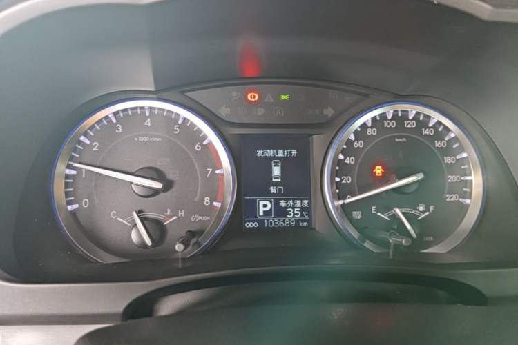 Used Toyota Highlander 2015 2.0T Four-Wheel Drive Luxury Edition 7-Seater Instrument Cluster