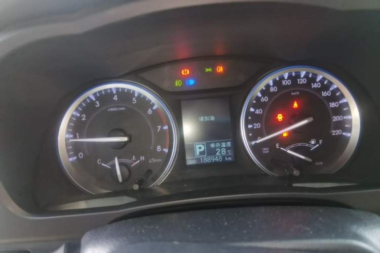 Used Toyota Highlander 2015 2.0T Two-Wheel Drive Elite Edition 5 Seats Instrument Cluster