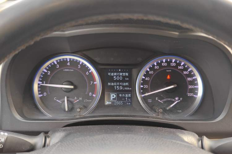 Used Toyota Highlander 2015 2.0T Two-Wheel Drive Elite Edition 7 Seats Instrument Cluster