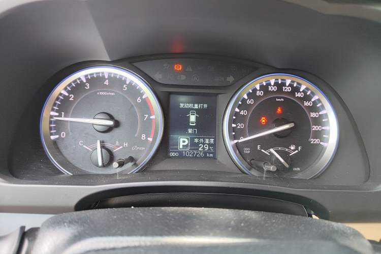 Used Toyota Highlander 2015 2.0T Two-Wheel Drive Luxury Edition 7 Seats Instrument Cluster