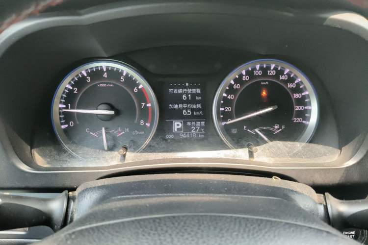Used Toyota Highlander 2015 2.0T Four-Wheel Drive Luxury Edition 7-Seater Instrument Cluster