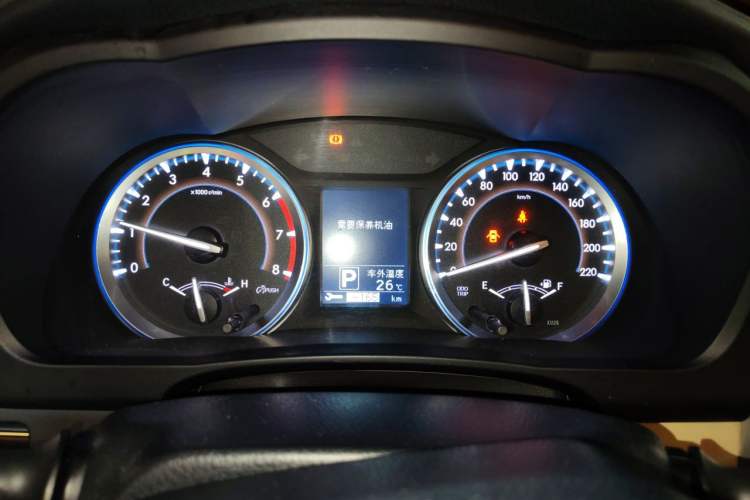 Used Toyota Highlander 2015 2.0T Four-Wheel Drive Luxury Edition 7-Seater Instrument Cluster