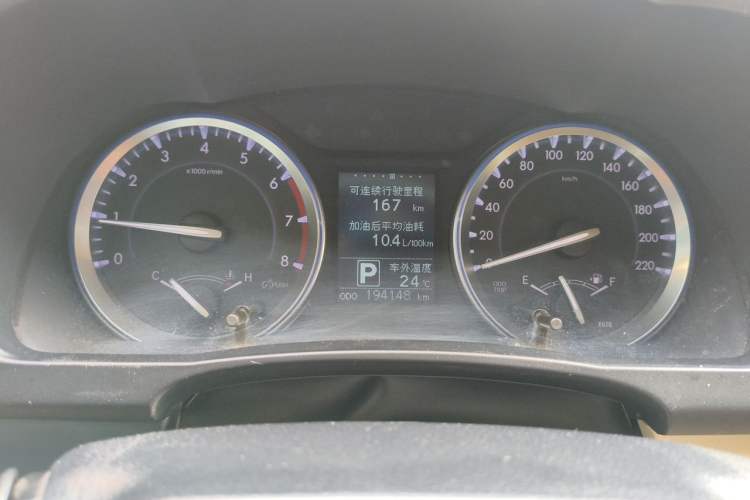 Used Toyota Highlander 2015 2.0T Four-Wheel Drive Elite Edition 7-Seater Instrument Cluster