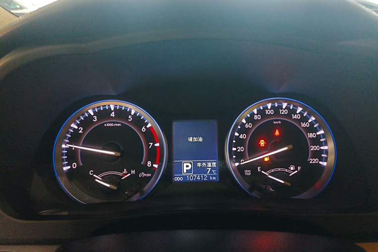 Used Toyota Highlander 2015 2.0T Two-Wheel Drive Elite Edition 7 Seats Instrument Cluster